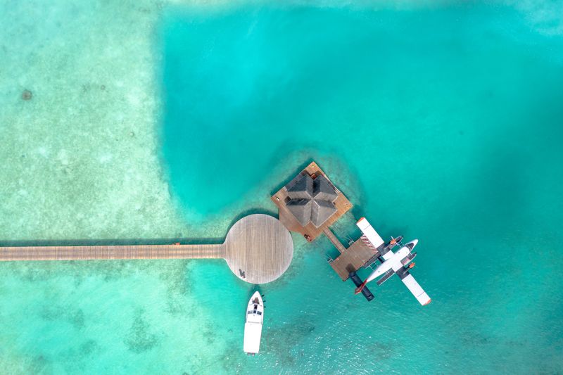 Jetty seen from above